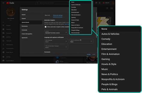 Video Categories .